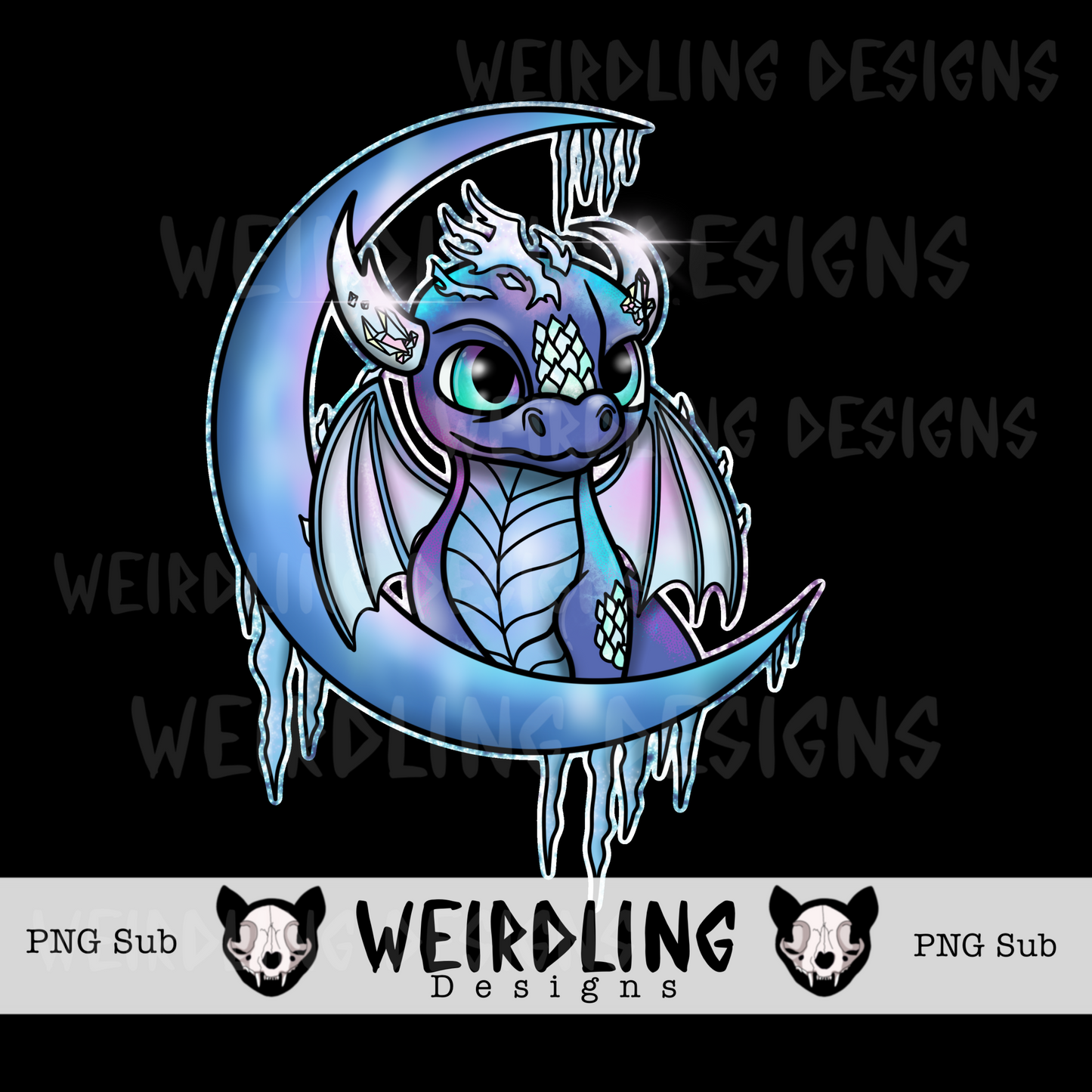 Ice Dragon - Non-Exclusive Sub PNG