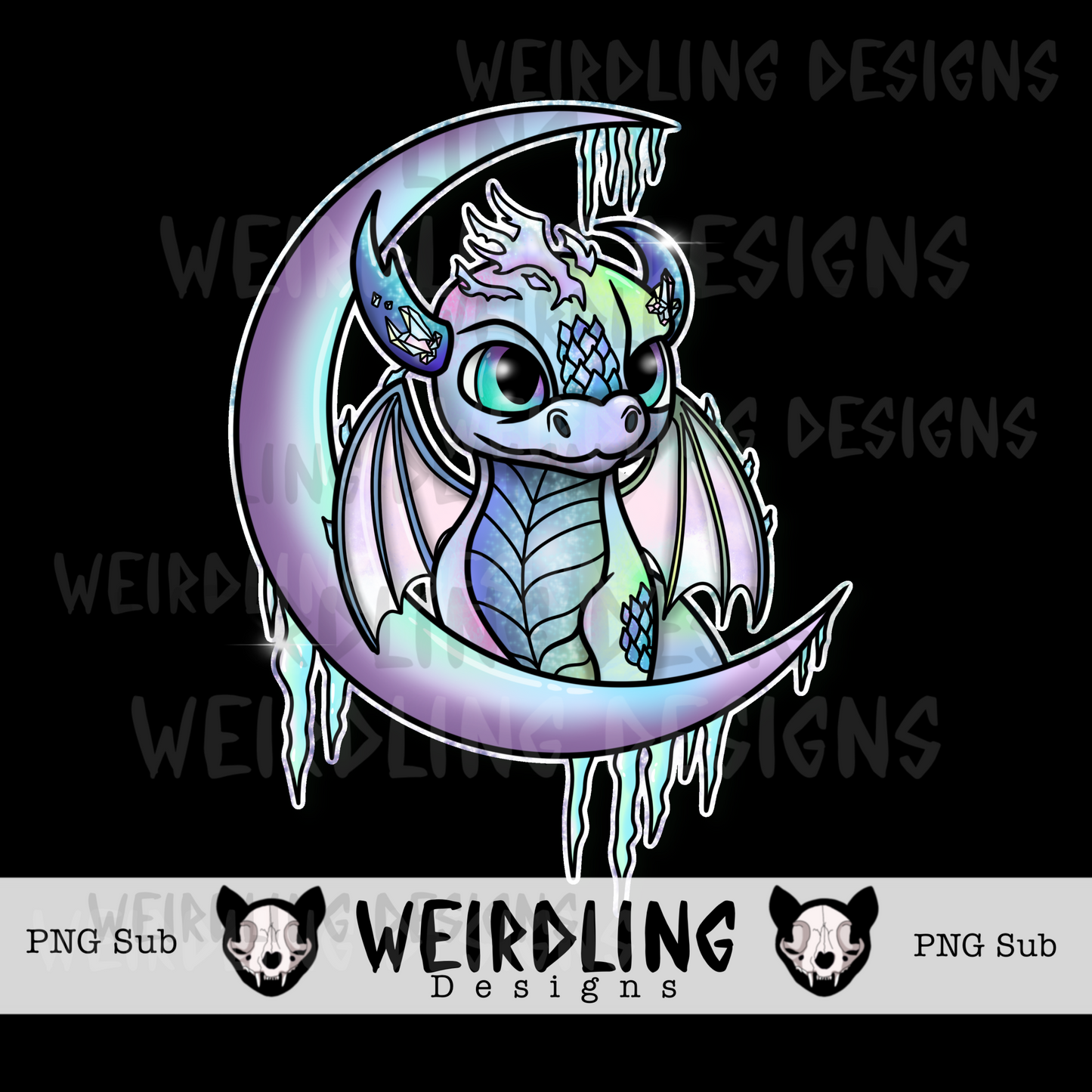 Ice Dragon - Non-Exclusive Sub PNG