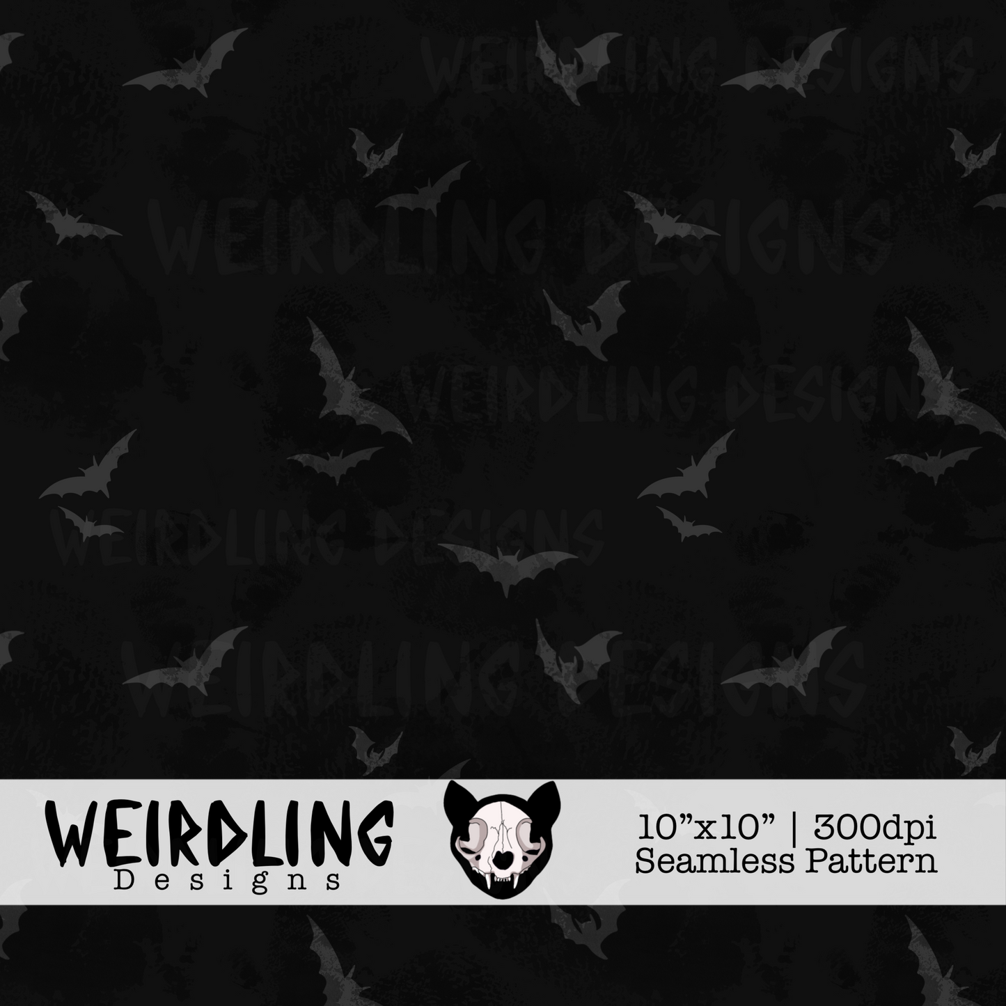 Bats Basics - Limited Seamless Pattern - 3 colourways