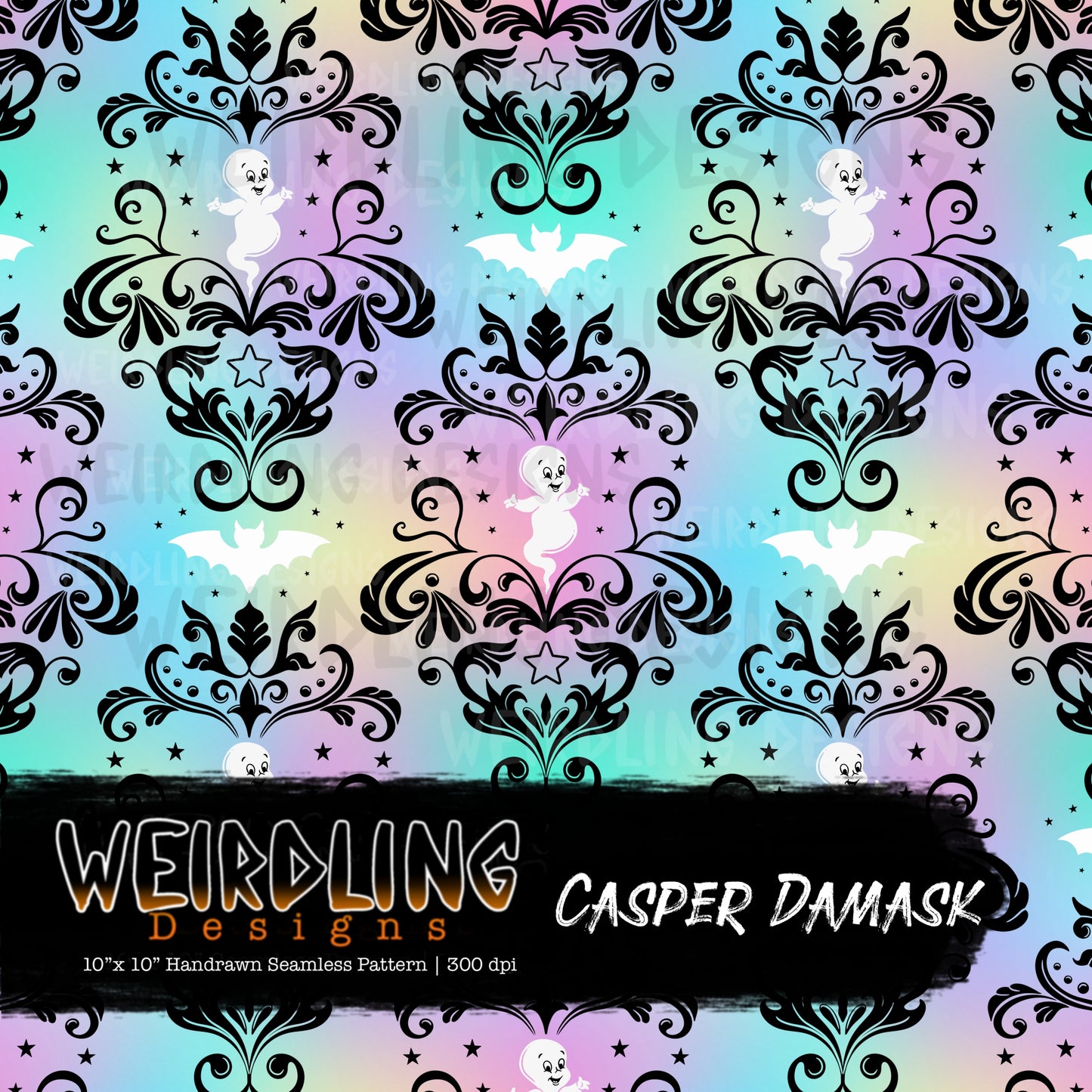 Casper Damask - Limited Seamless Design - 6 Colourways