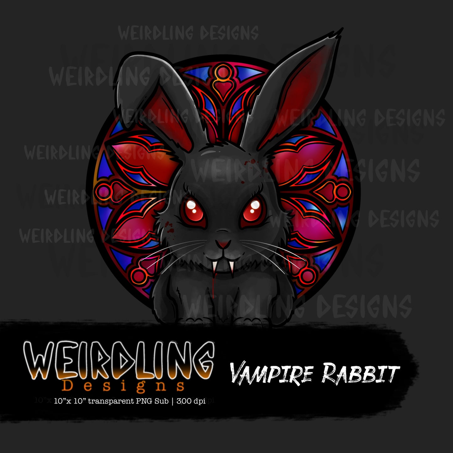 Vampire Rabbit - non-exclusive PNG Subs
