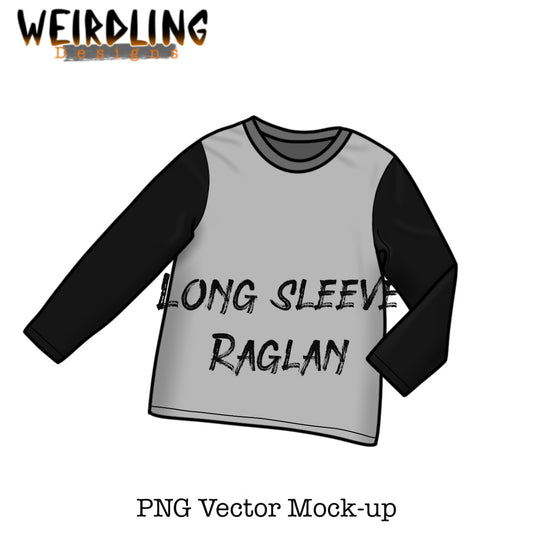 Long Sleeved Top - Vector Mockup - 3 variants