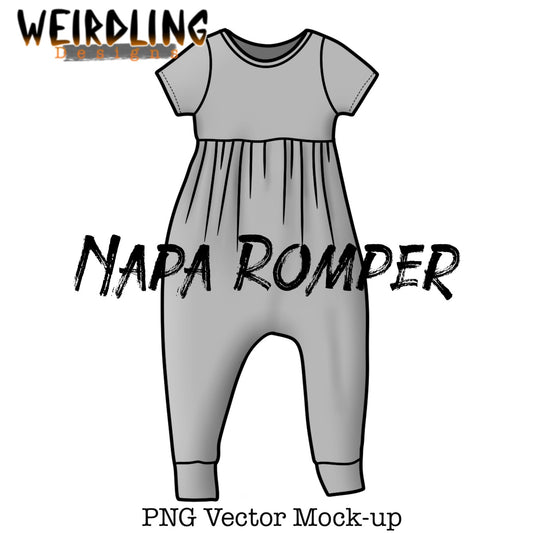 Napa Romper - Vector Mockup