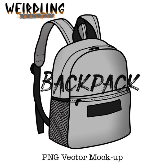 Backpack - Vector Mockup