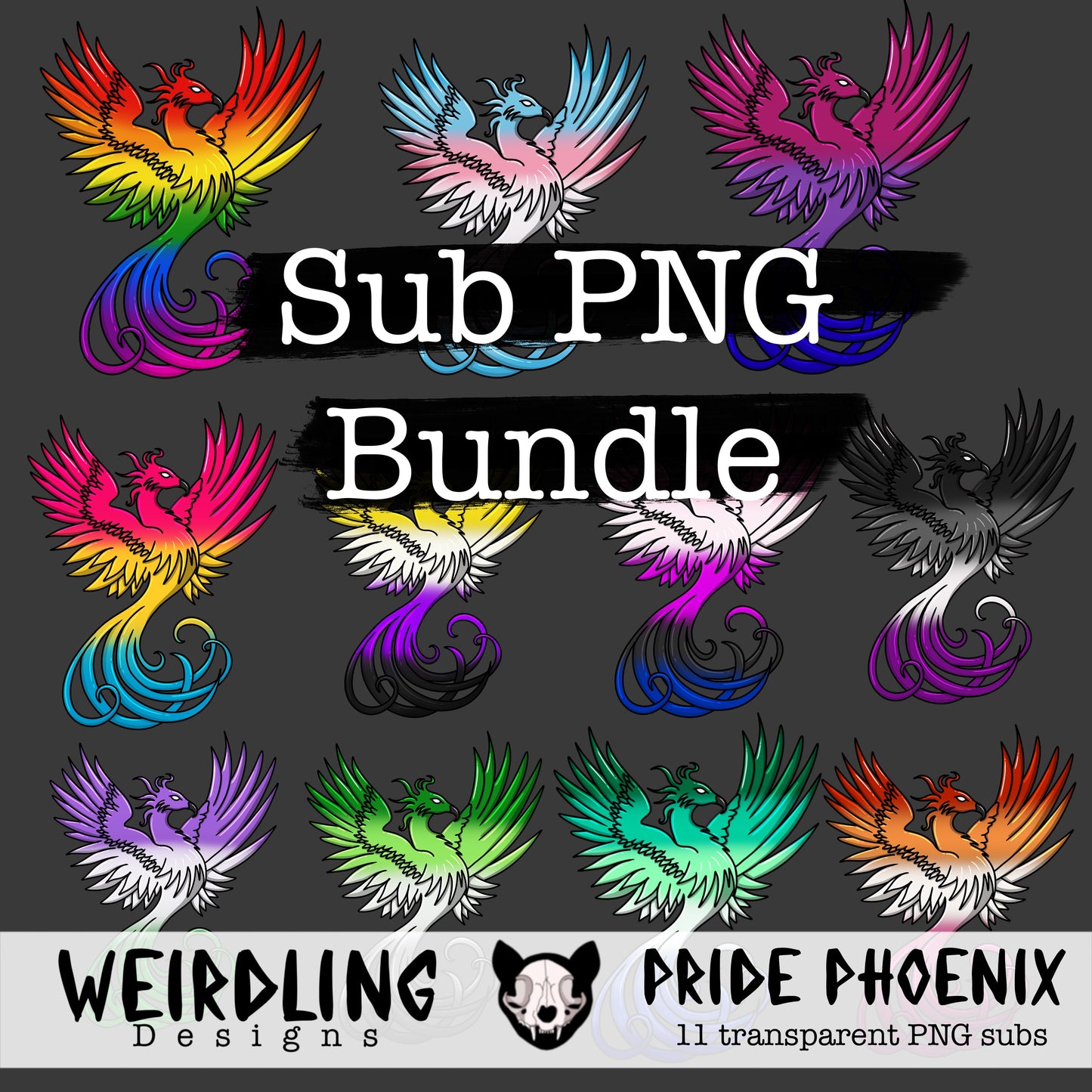 Pride Phoenix - non-exclusive PNG sub