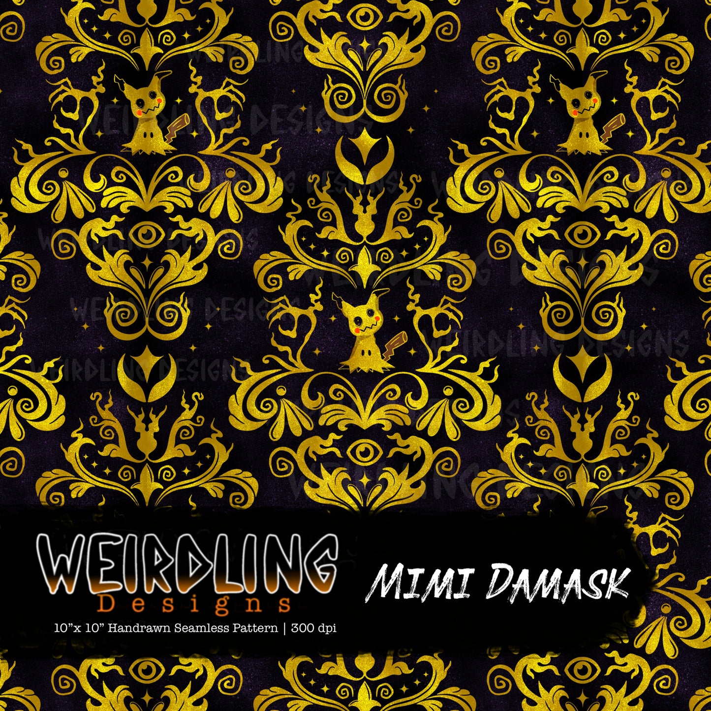 Mimi Damask - Limited Seamless Design - 4 Colourways