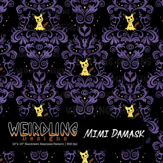 Mimi Damask - Limited Seamless Design - 4 Colourways