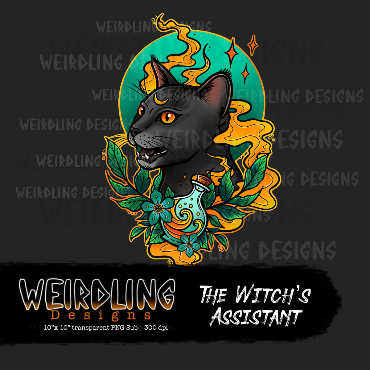 The Witch’s Assistant - Non-exclusive PNG Subs