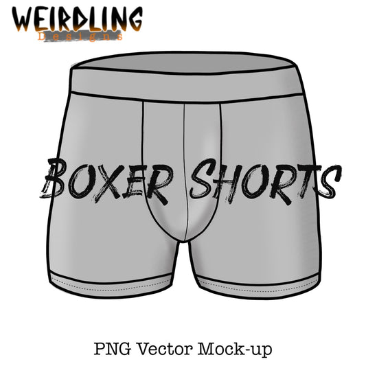 Boxer Shorts - Vector Mockup