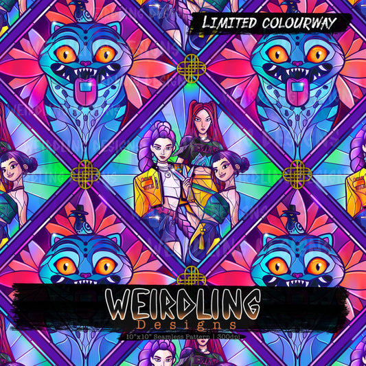 Demon Hunter Glass - Limited Seamless Design- 3 Colourways