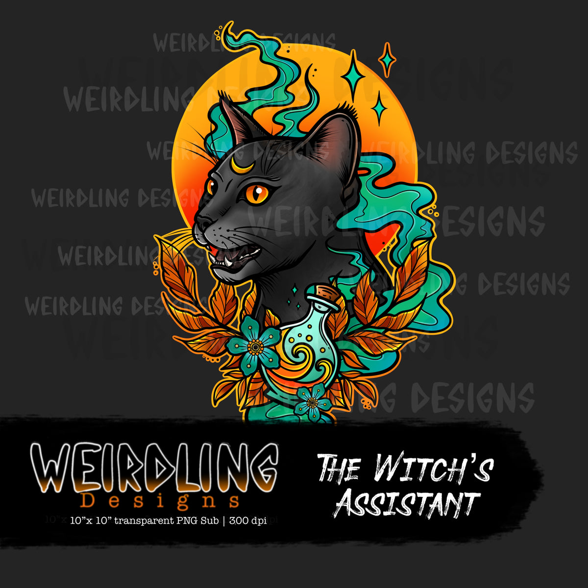 The Witch’s Assistant - Non-exclusive PNG Subs