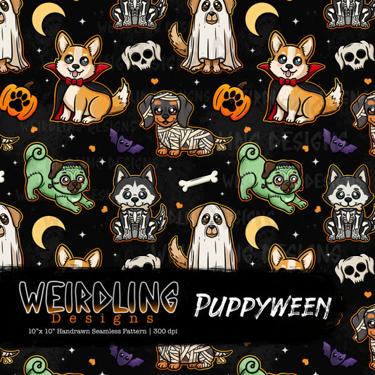 Puppyween- Limited Seamless Design - 5 Colourways