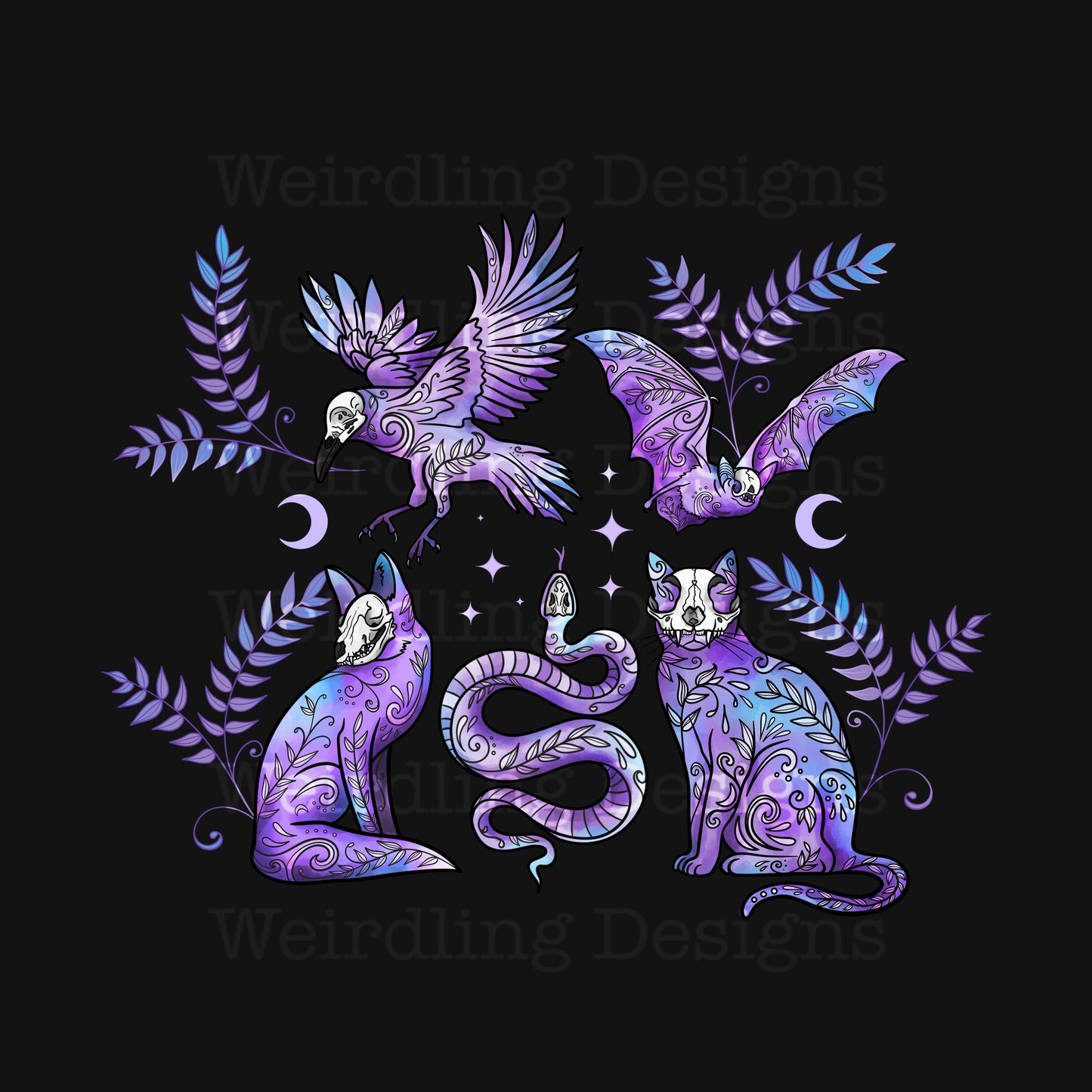 Familiars - Illustration- Wall Art