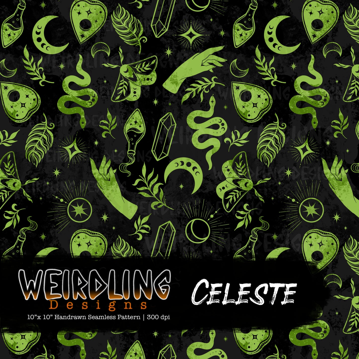 Celeste - Limited Seamless Design - 7 Colourways