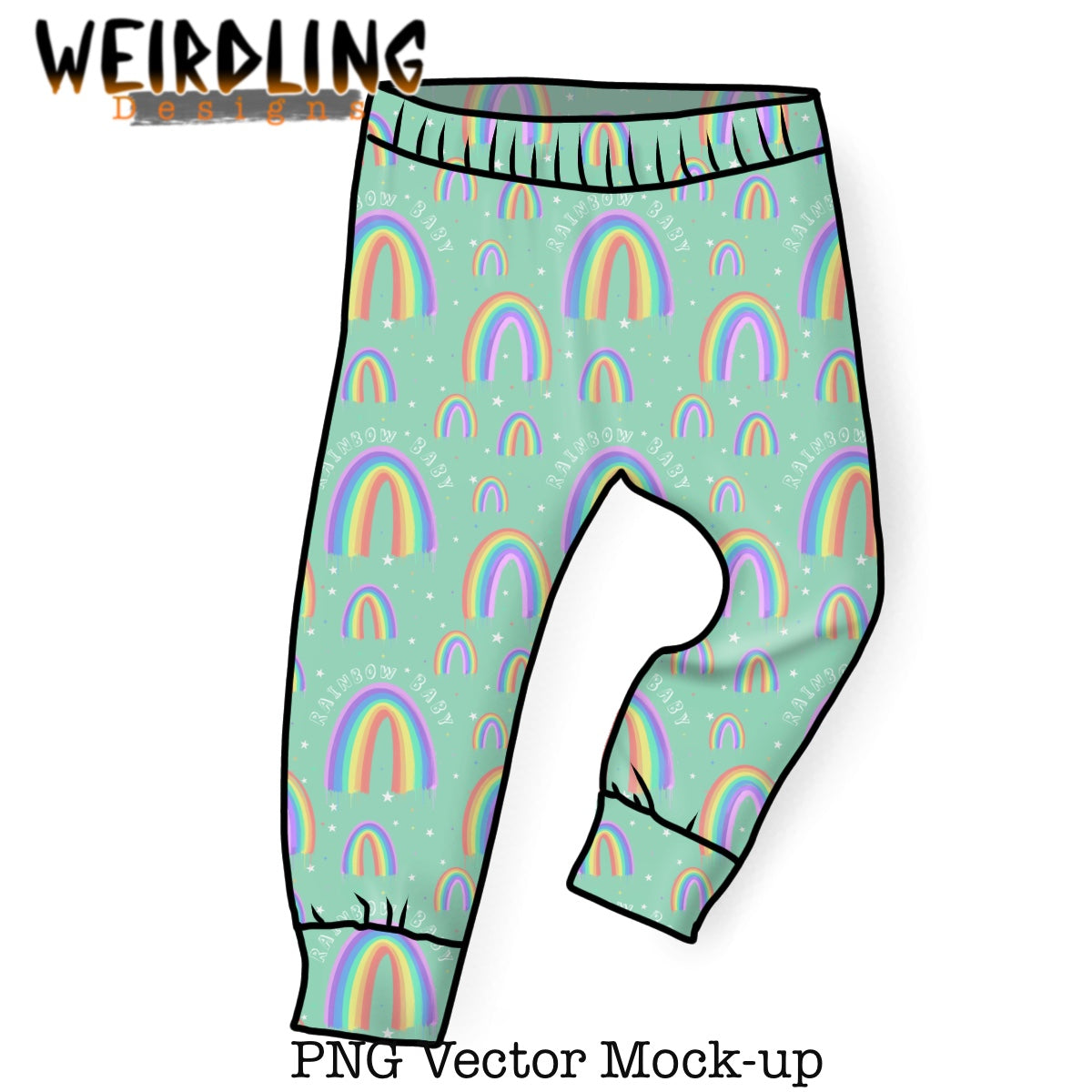 Kid’s Leggings - Vector Mockup