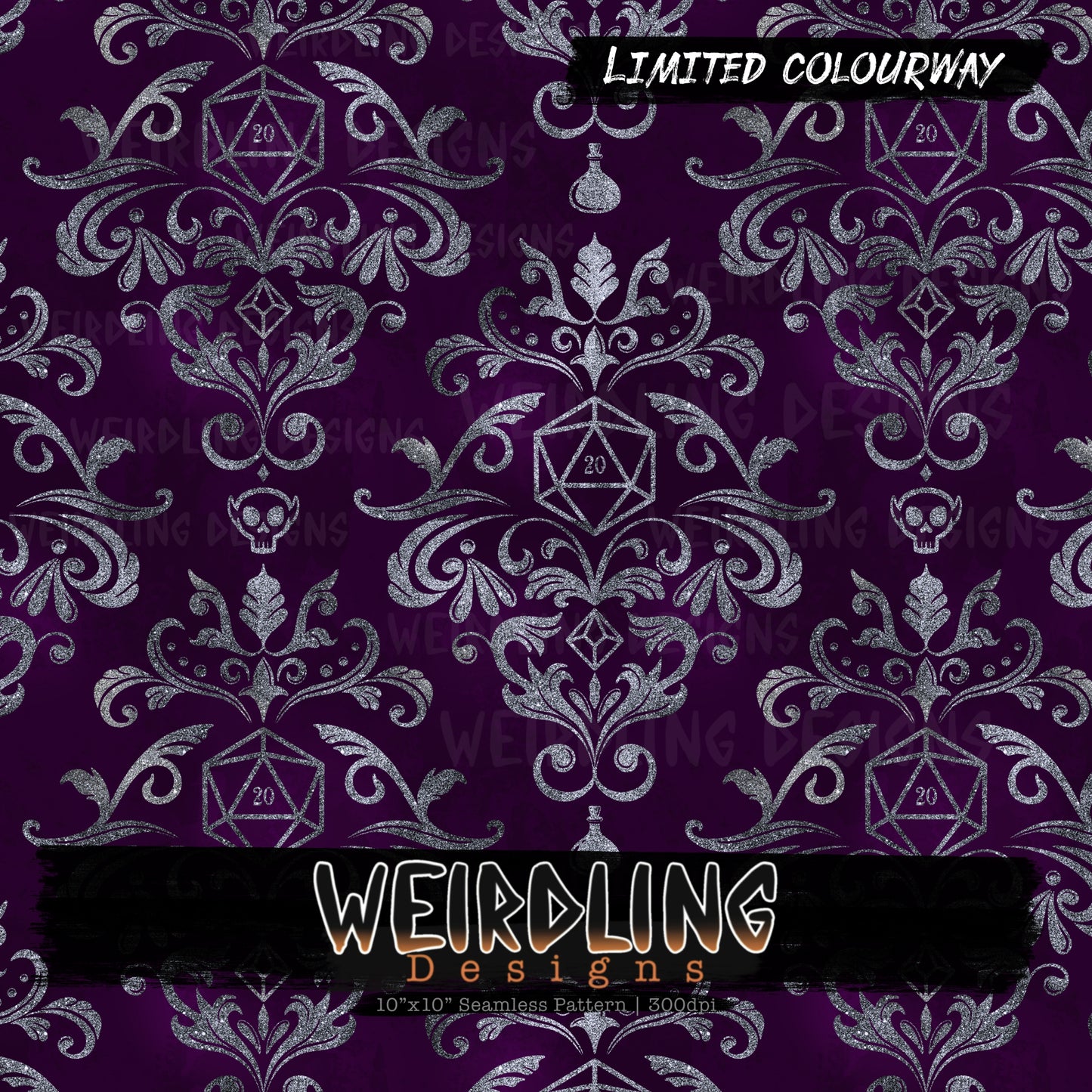 Dungeons & Damask - Limited Seamless Design - 9 Colourways