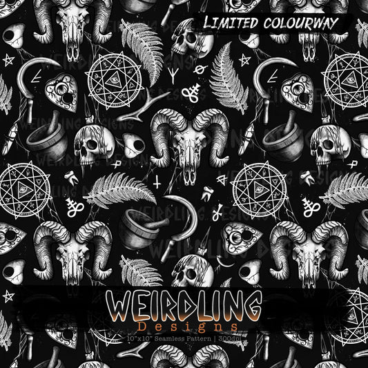 Black Magic - Limited Seamless Design - 6 Colourways