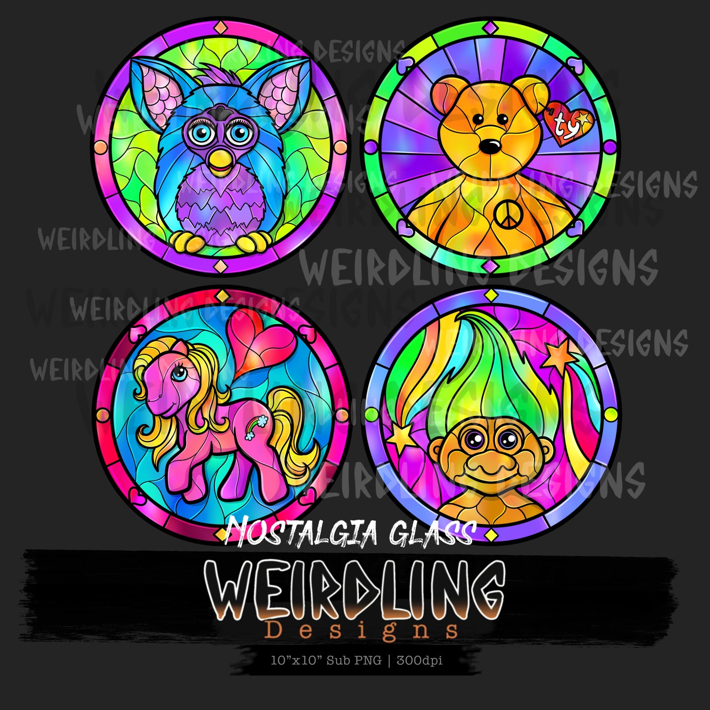 Nostalgia Glass - Non-exclusive PNG sub - 2 Colourways