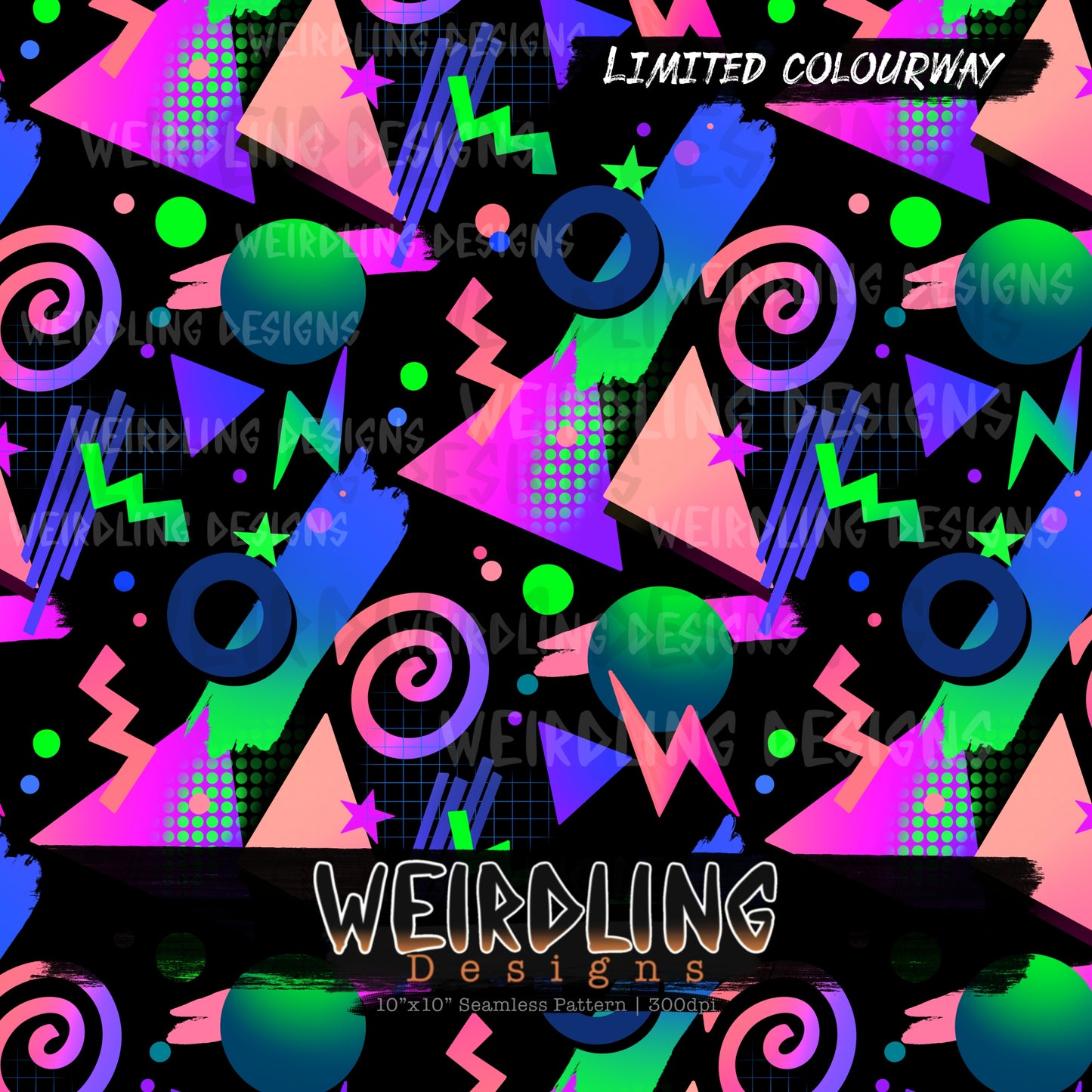 Arcade Floor - Limited Seamless Design - 9 Colourways