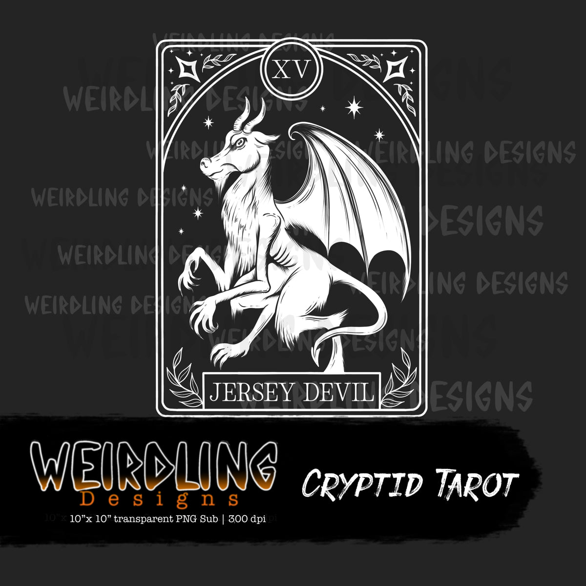 Cryptid Tarot - non-exclusive PNG Subs