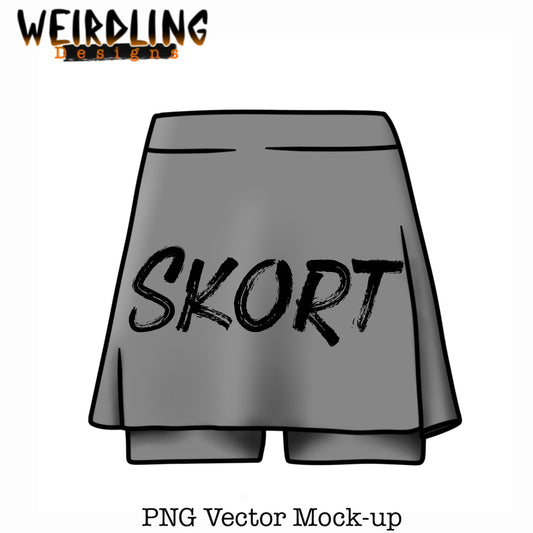 Skort - Vector Mockup
