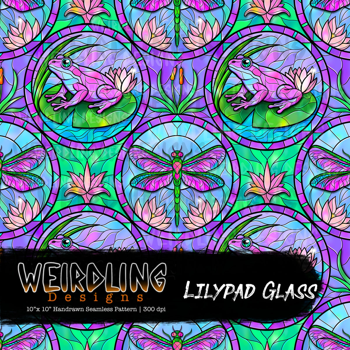 Lilypad Glass - Limited Seamless Design - 4 Colourways