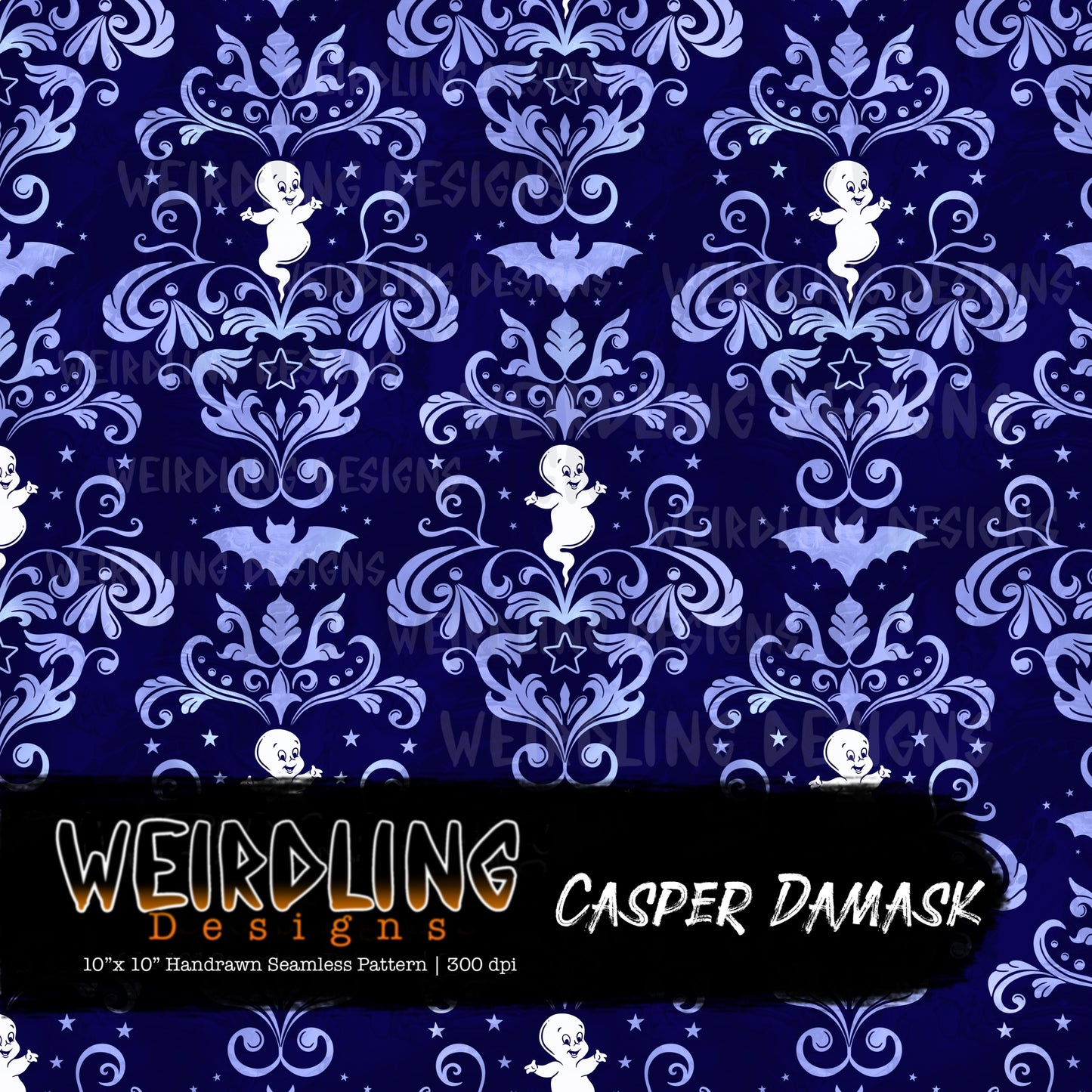 Casper Damask - Limited Seamless Design - 6 Colourways