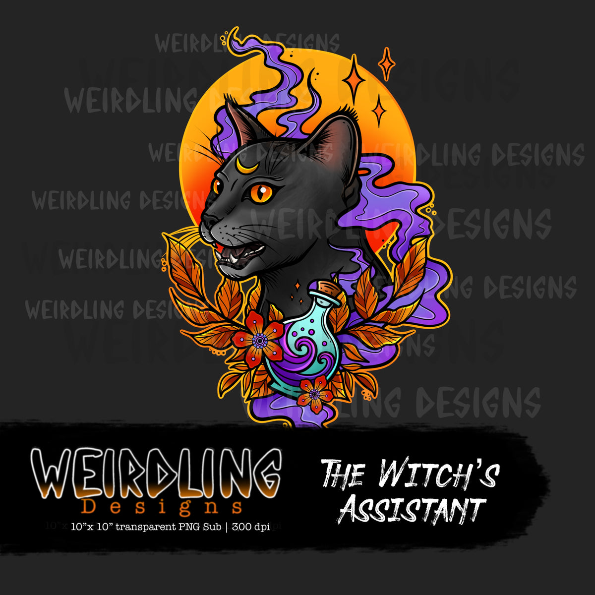 The Witch’s Assistant - Non-exclusive PNG Subs