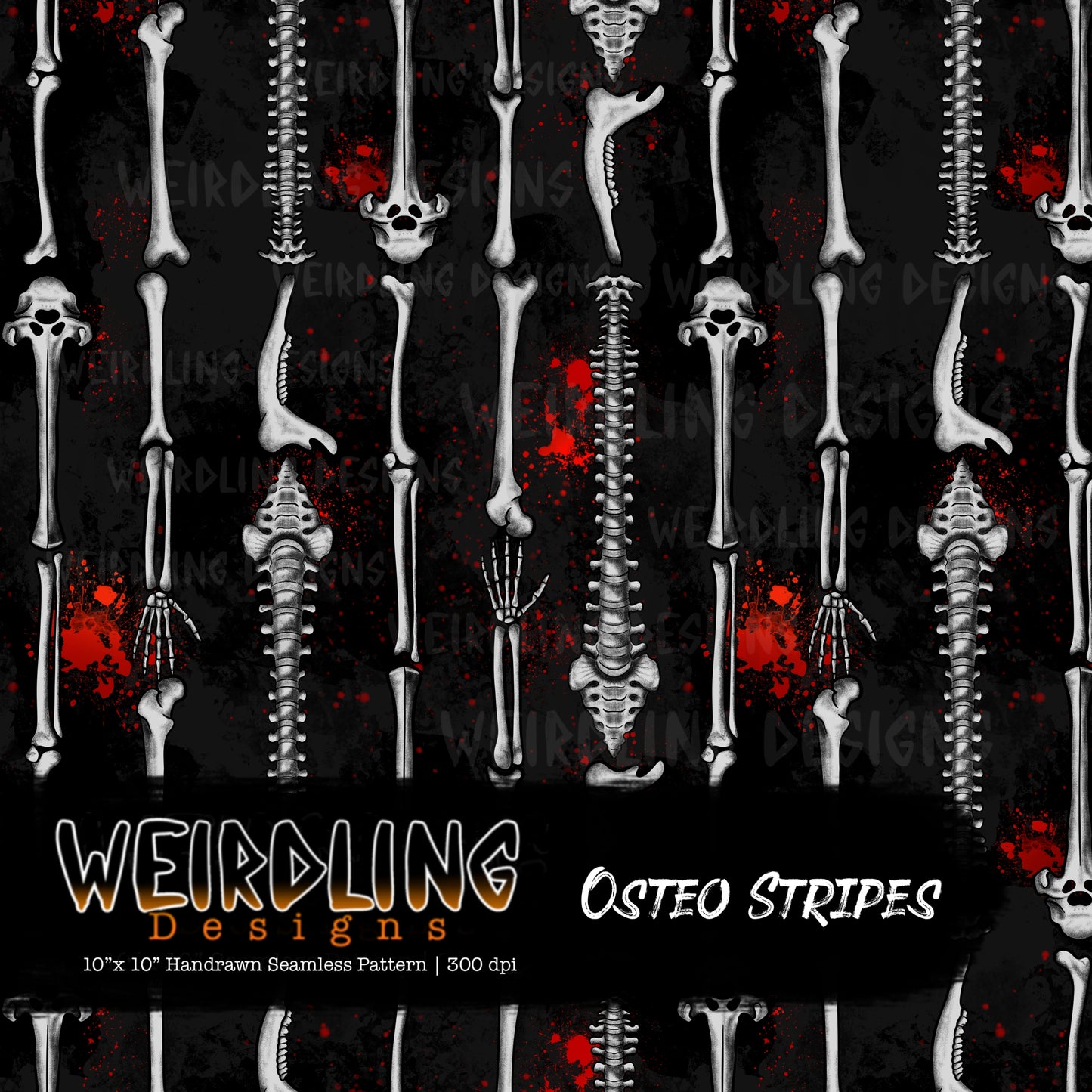 Osteo Stripes - Limited Seamless Design- 6 Colourways