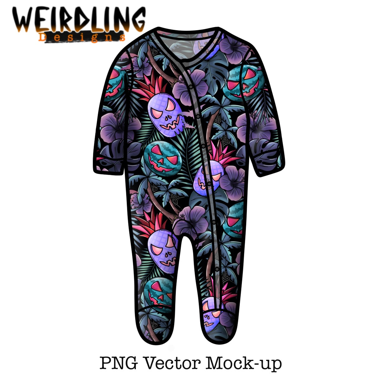 Sleepsuit - Vector Mockup - 2 Styles