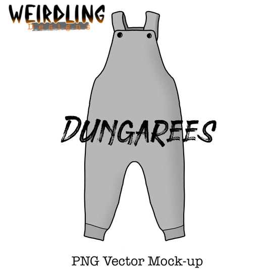 Dungarees - Vector Mockup