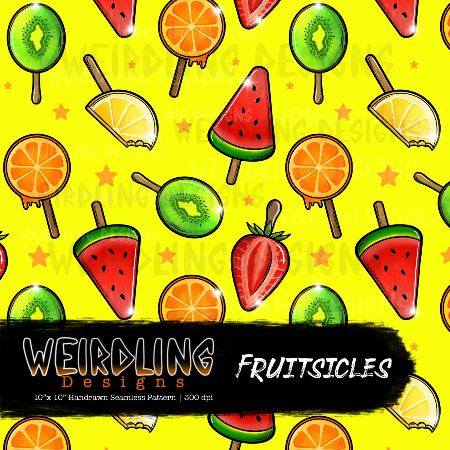 Fruitsicles - Limited Seamless Design - 5 Colourways