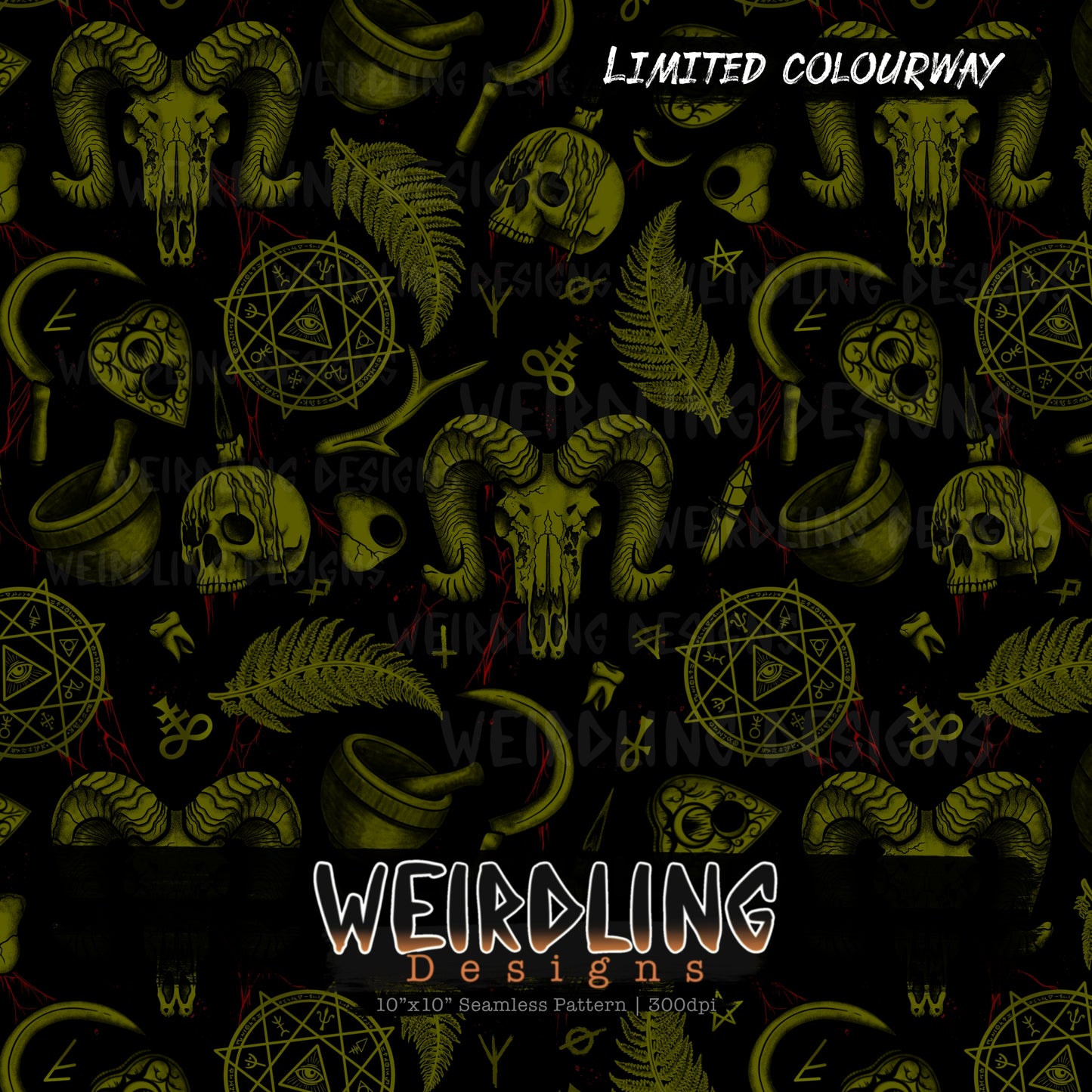 Black Magic - Limited Seamless Design - 6 Colourways