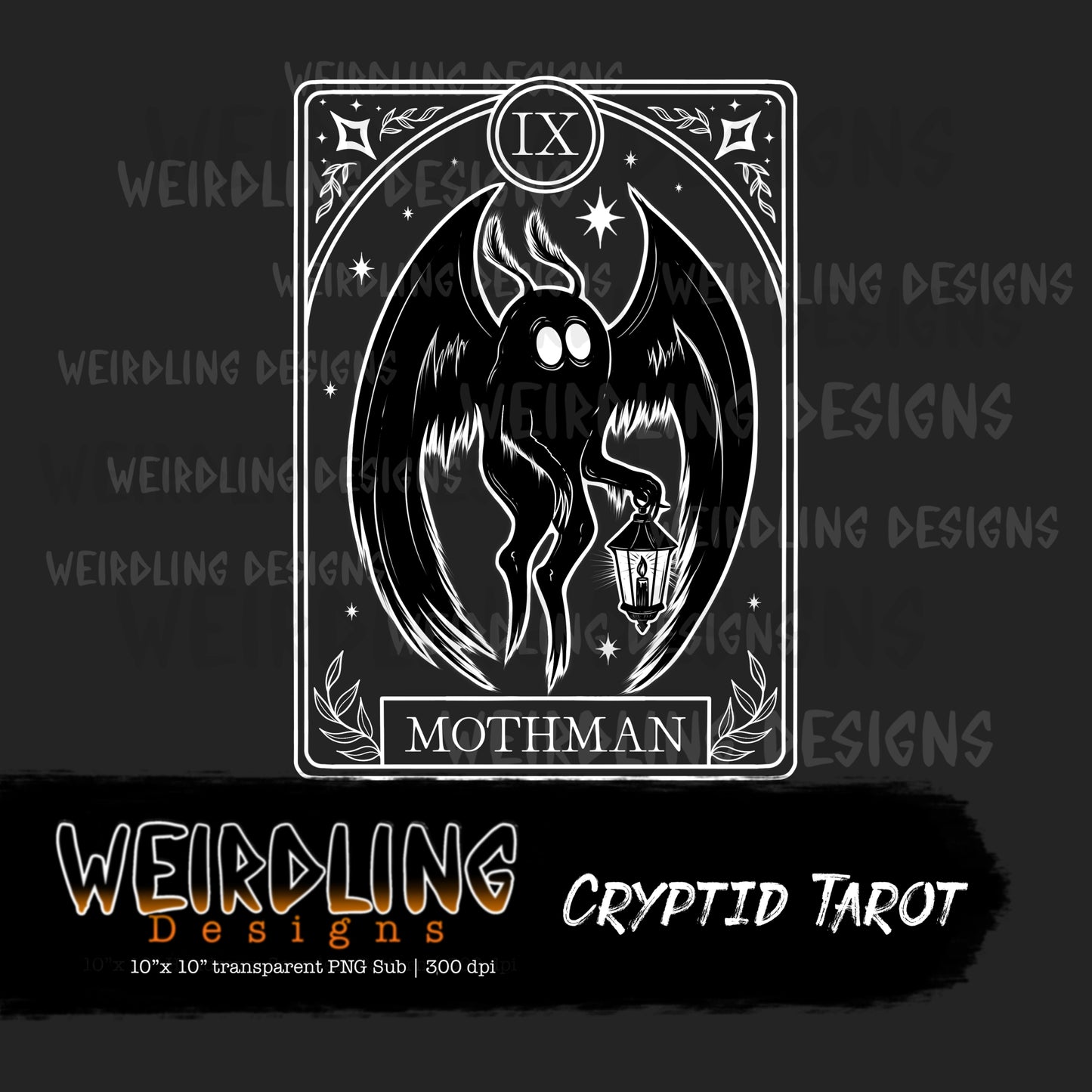 Cryptid Tarot - non-exclusive PNG Subs