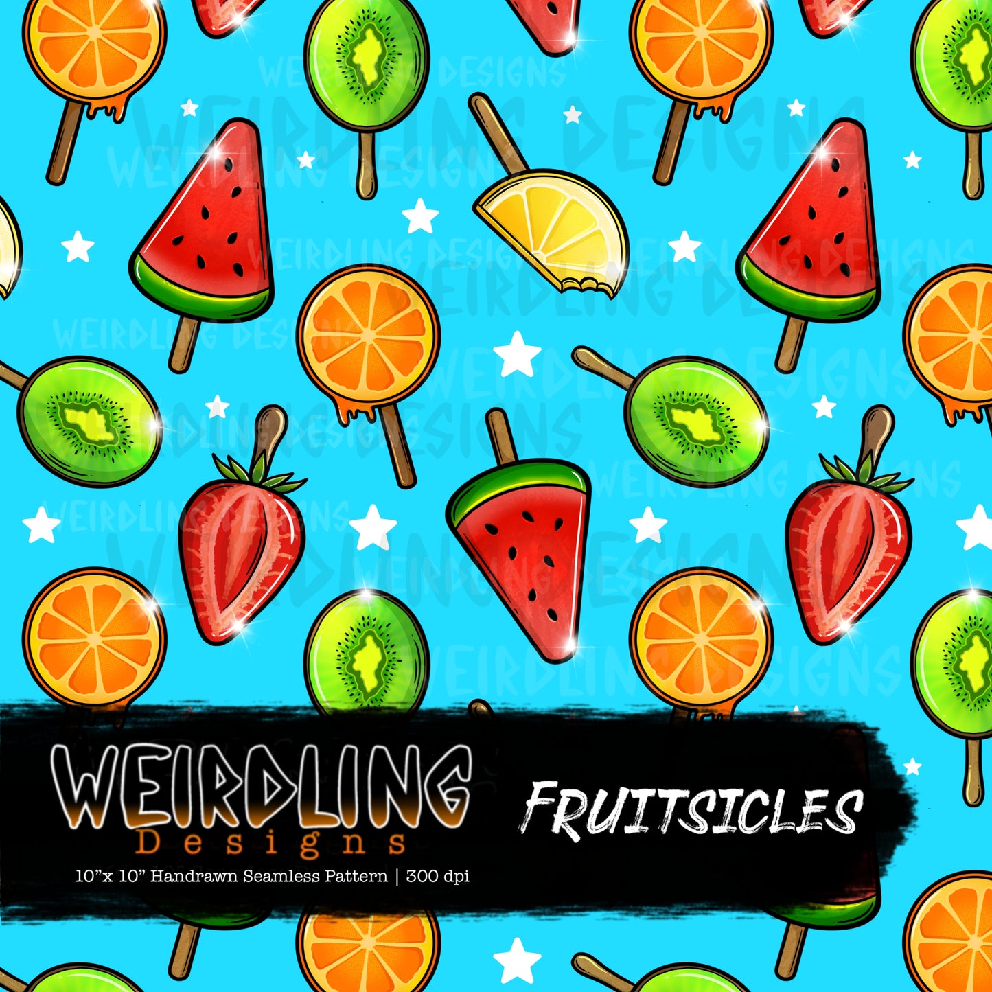 Fruitsicles - Limited Seamless Design - 5 Colourways