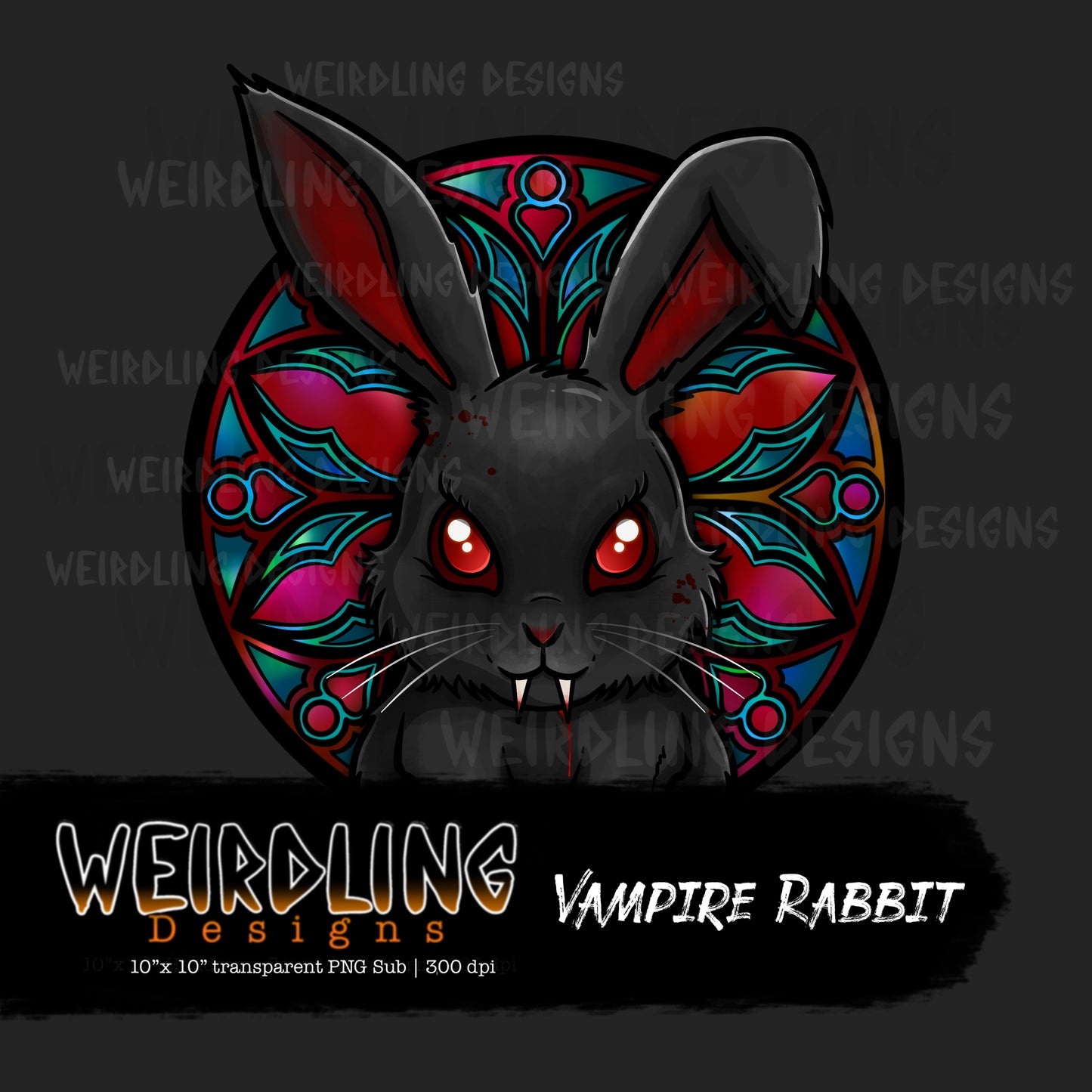Vampire Rabbit - non-exclusive PNG Subs