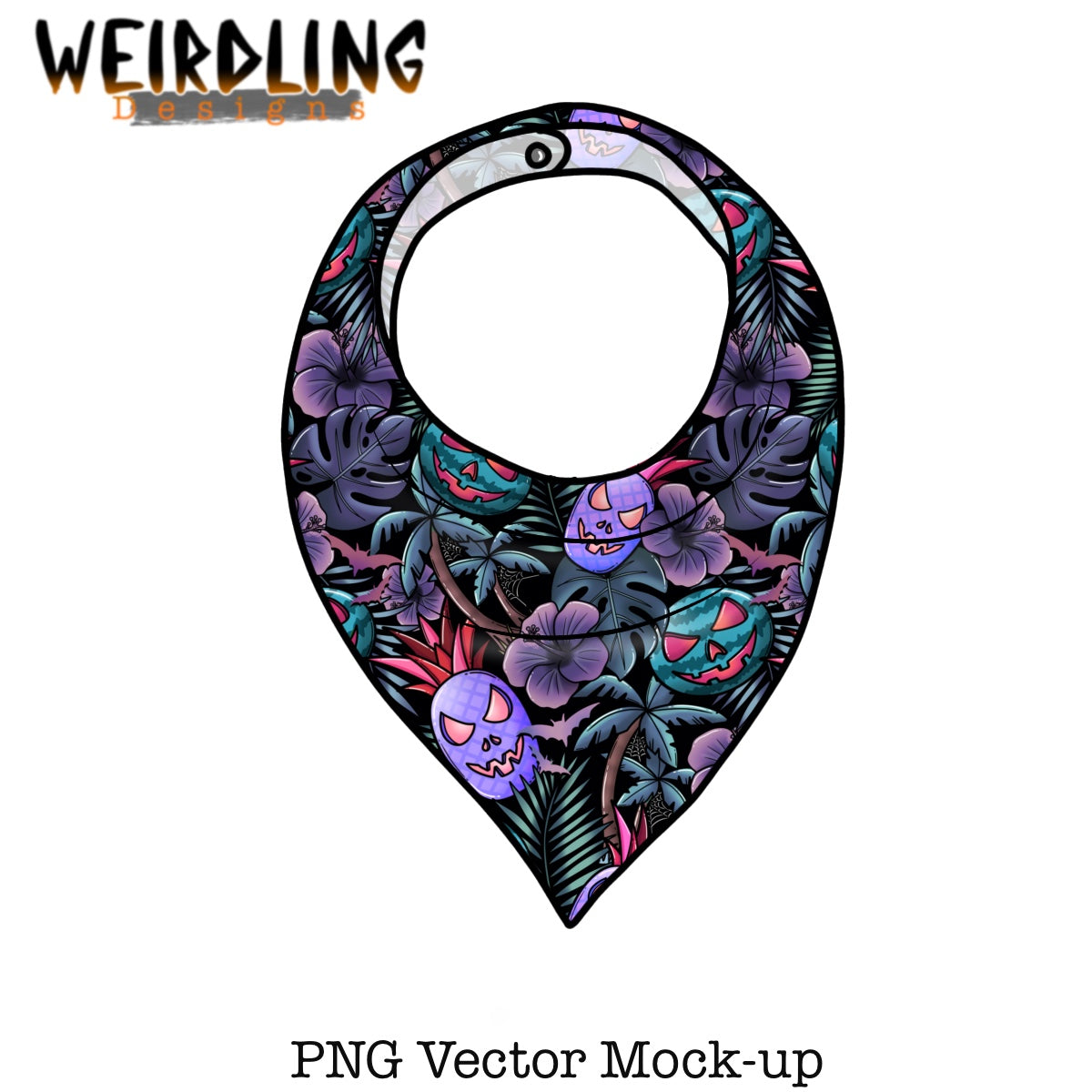 Bandana Bib - Vector Mockup