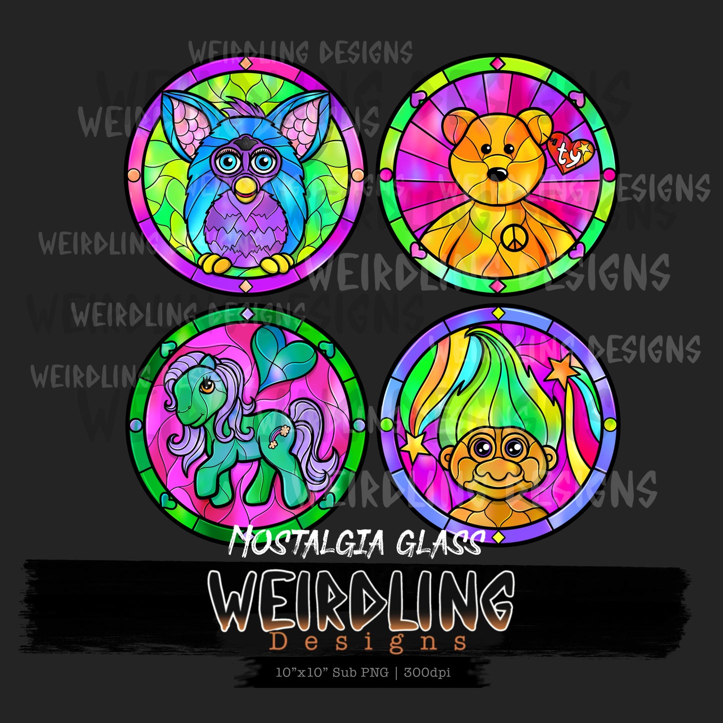 Nostalgia Glass - Non-exclusive PNG sub - 2 Colourways