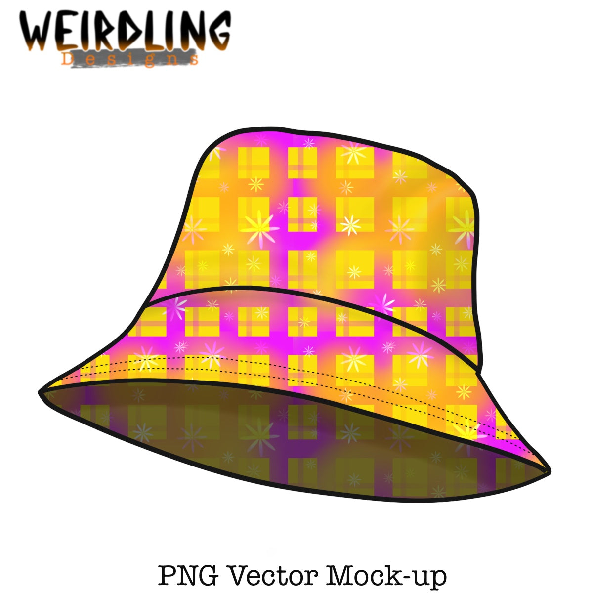 Bucket Hat - Vector Mockup