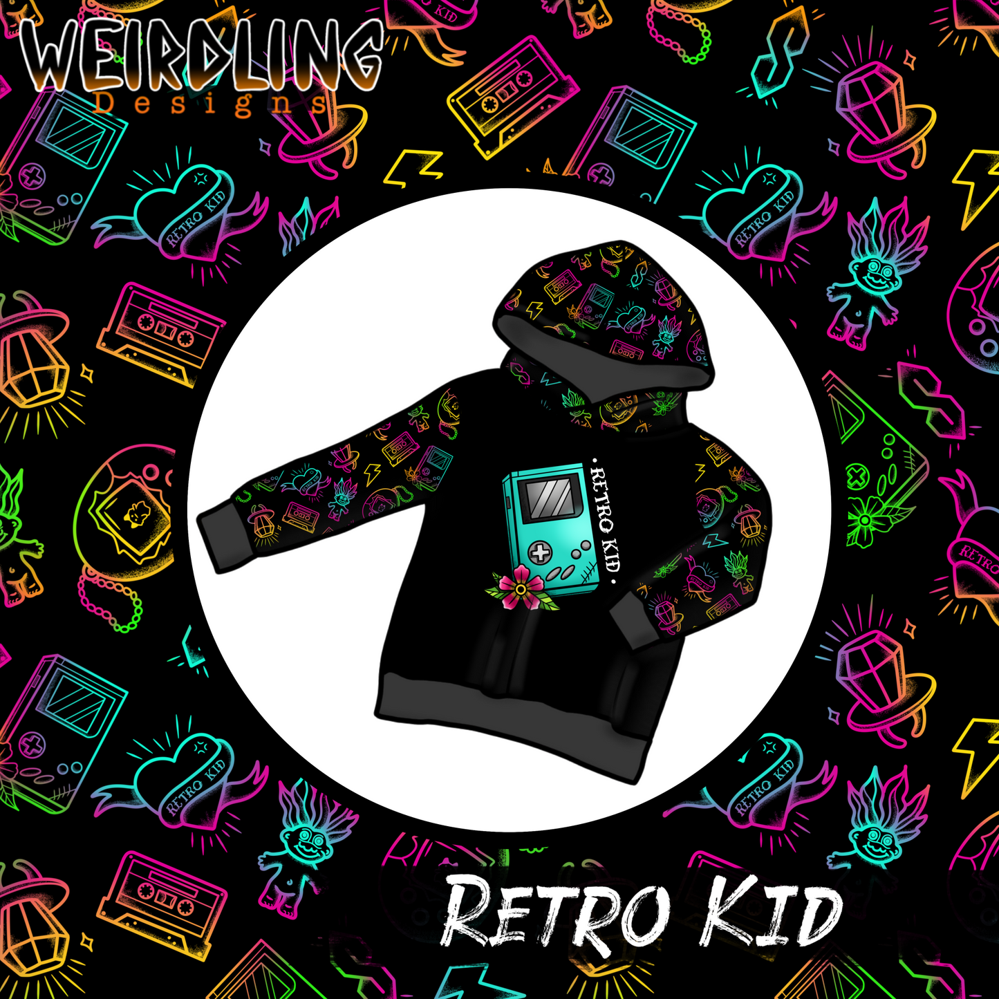 Retro Kid - Limited Seamless Pattern