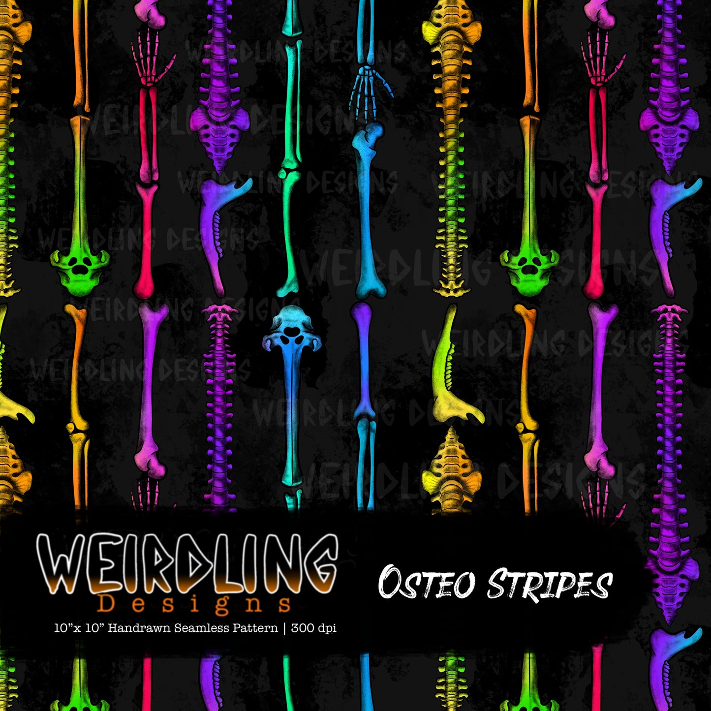 Osteo Stripes - Limited Seamless Design- 6 Colourways