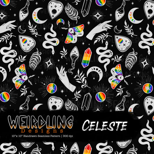 Celeste - Limited Seamless Design - 7 Colourways