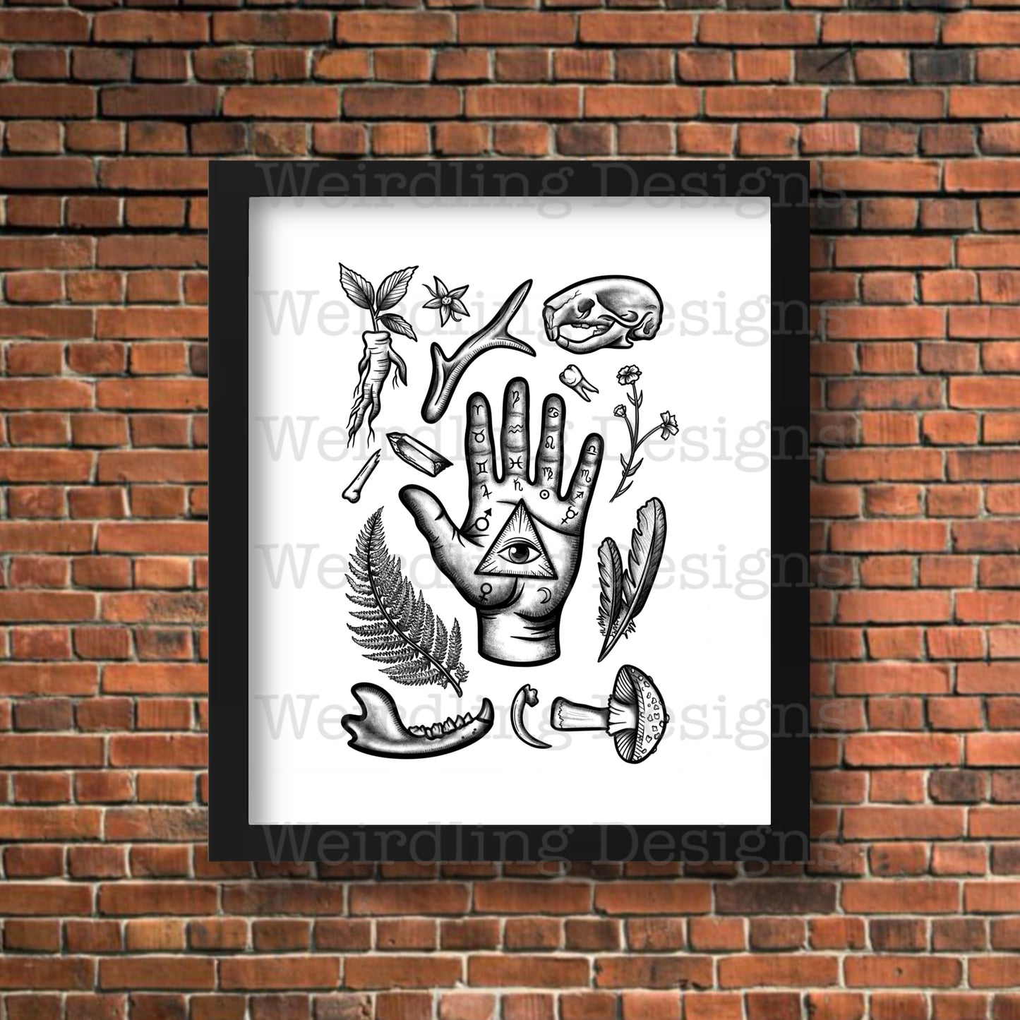 The Craft - Illustration - Wall Print