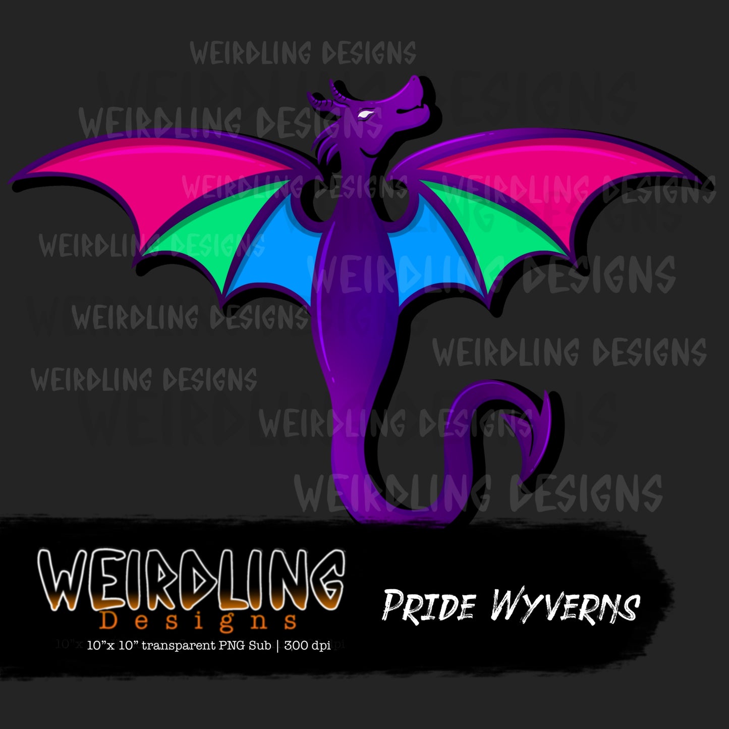 Pride Wyverns - Non-Exclusive PNG Subs