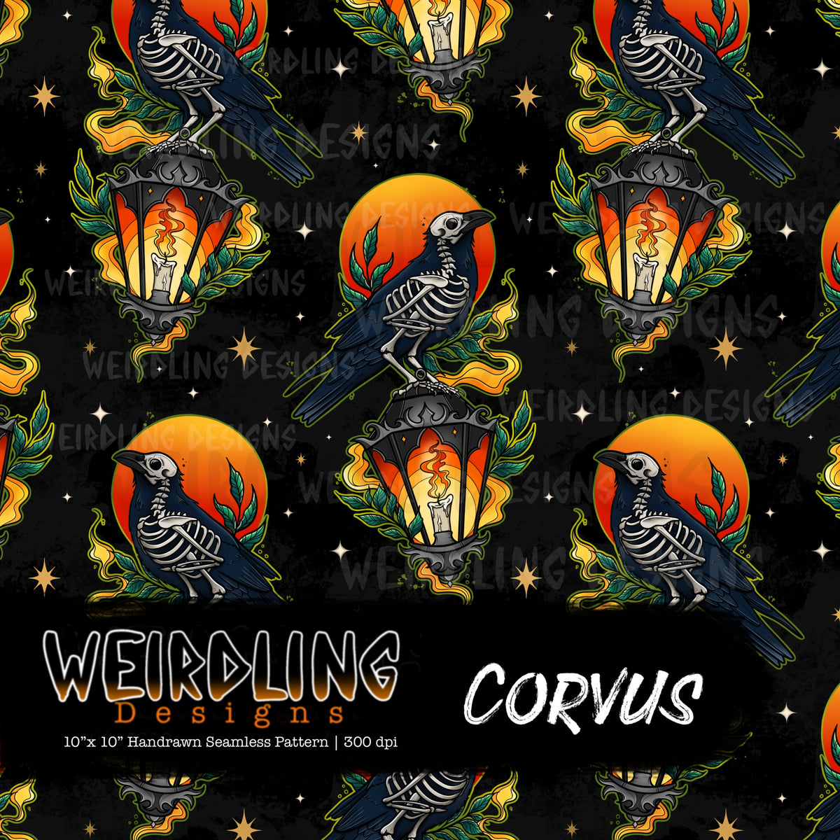Corvus - Limited Seamless Design - 4 Colourways
