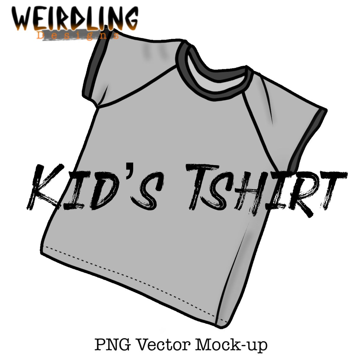 Kid’s T-shirt - Vector Mockup