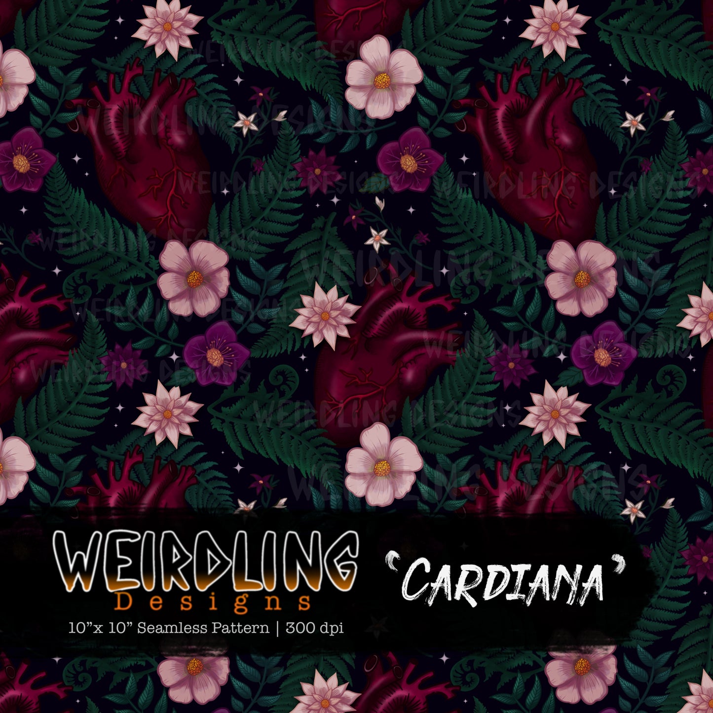 Cardiana - Limited Seamless Design - 2 Colourways