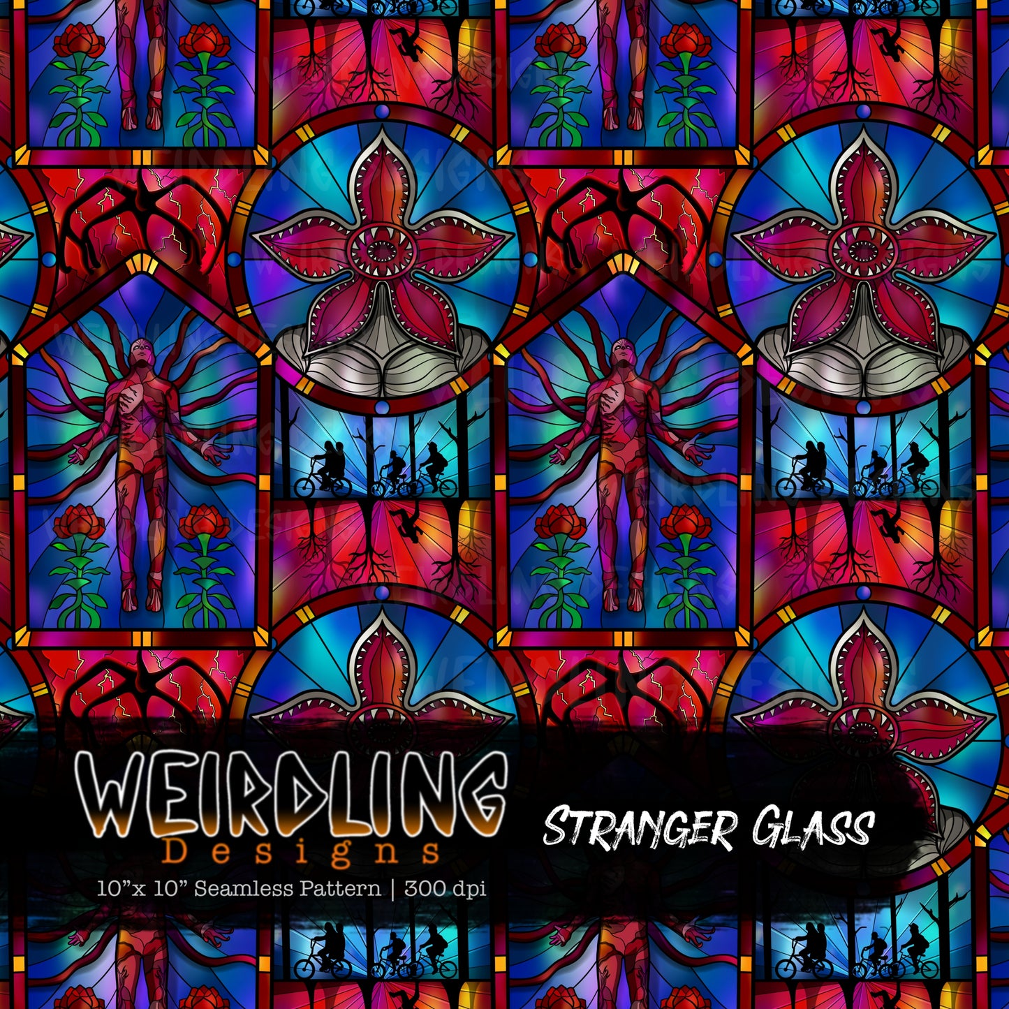 Stranger Glass - Limited Seamless Design- 3 Colourways