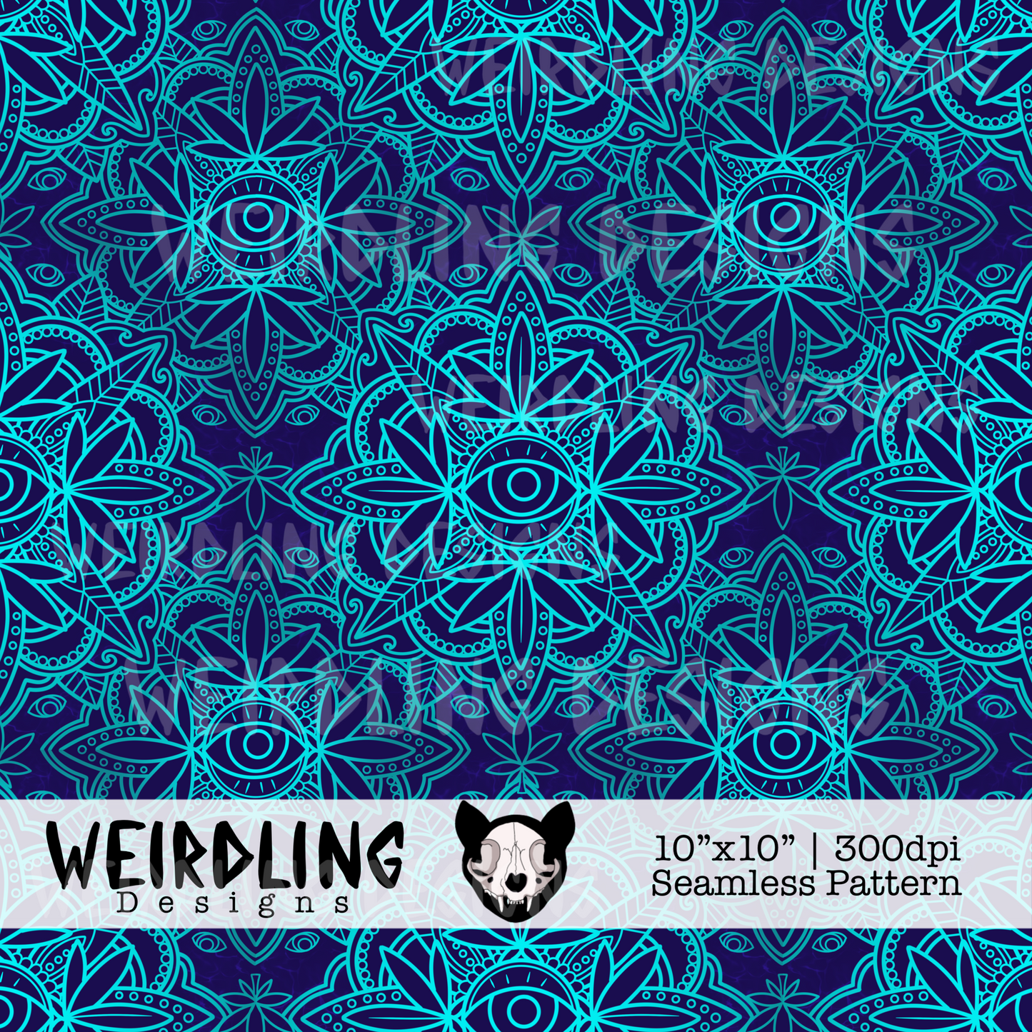 Weedala - Exclusive Seamless Pattern - 3 Colourways