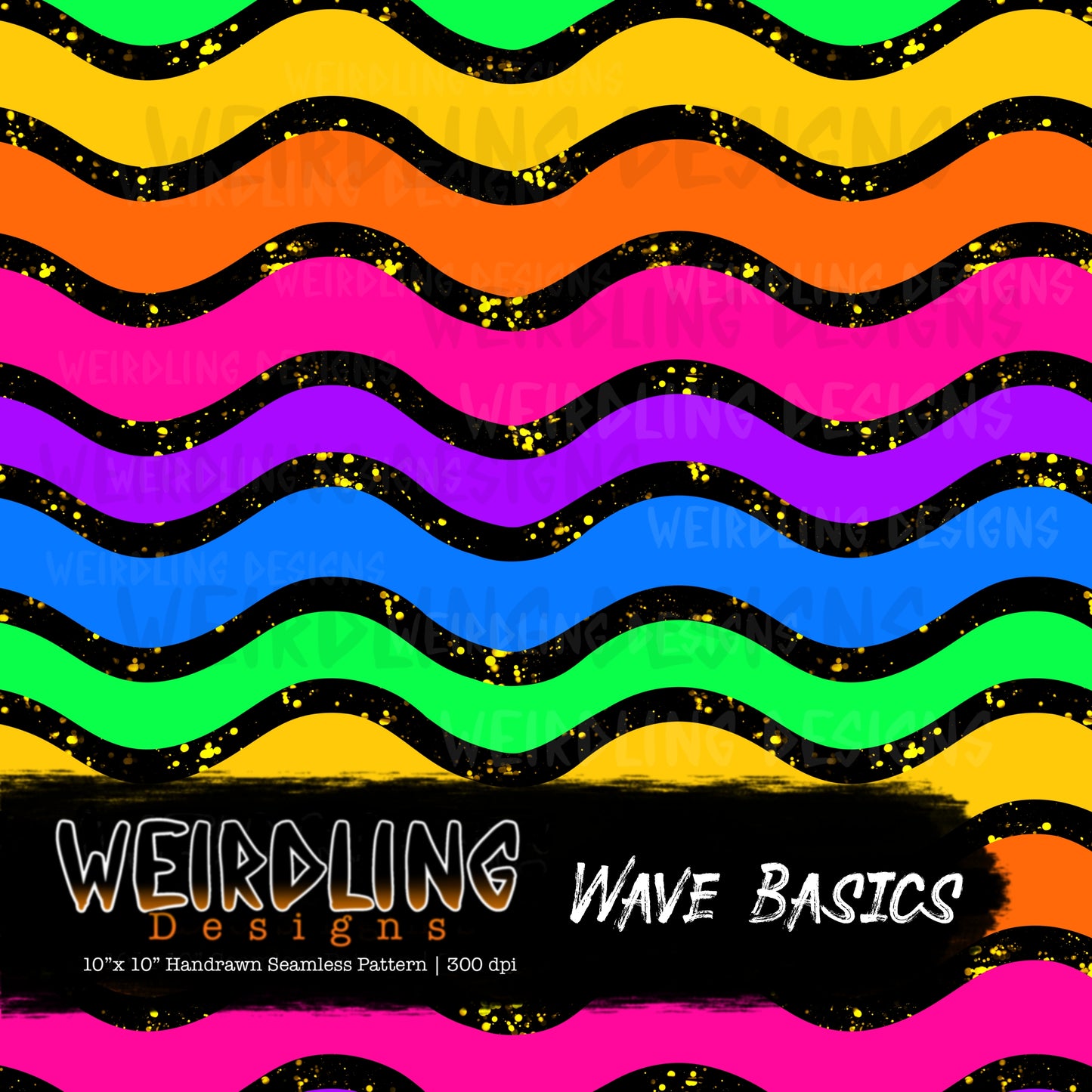 Waves Basics - Limited Seamless Design - 6 Colourways